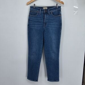 Madewell Sz 29 Curvy Stove Pipe Jeans Classic Denim